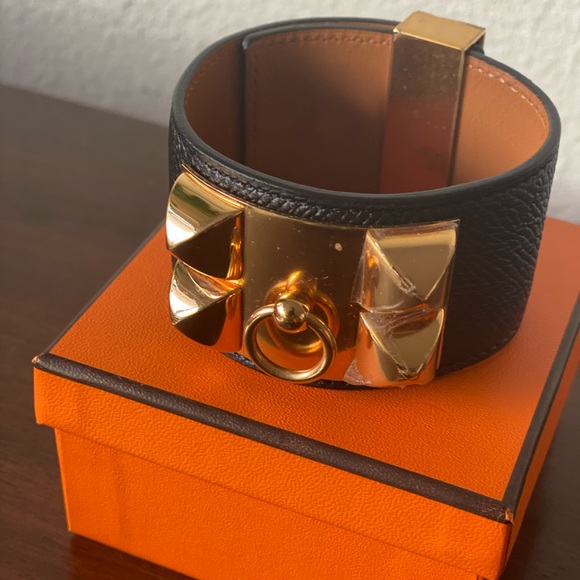 HERMES CDC Collier de Chien BRACELET in Epsom Leather - Picture 3 of 8